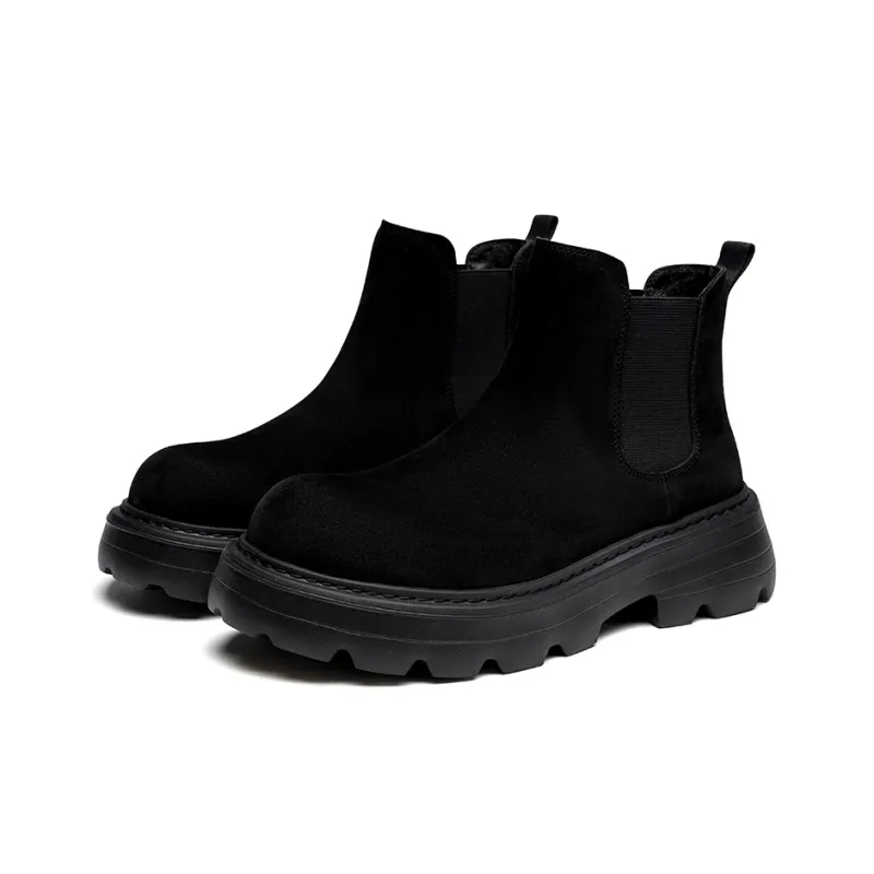 Anthony Miles Short Chelsea Boots Men's Black-1
