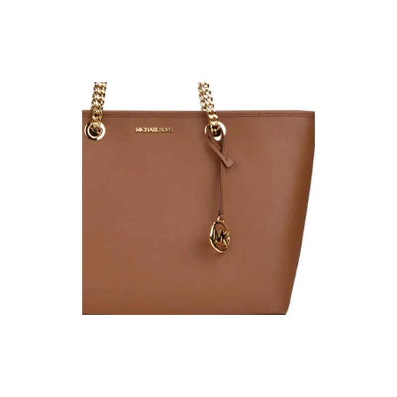 MICHAEL KORS Shania Leather Portable Tote Shoulder Bag Large Size Women's Brown-5