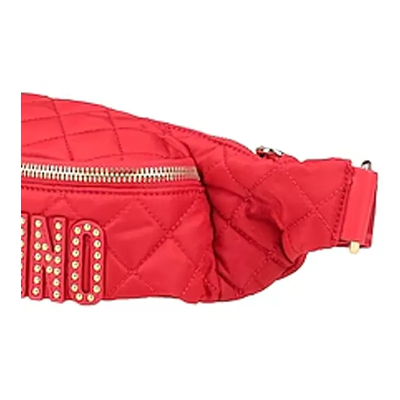 MOSCHINO Fabric Sling Bag Shoulder Bag Crossbody Bag Fanny Pack Women's Red-2