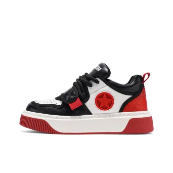 JKEM Cushioned Wear Resistant Height Increasing Mid Top Skateboard Shoes Men's