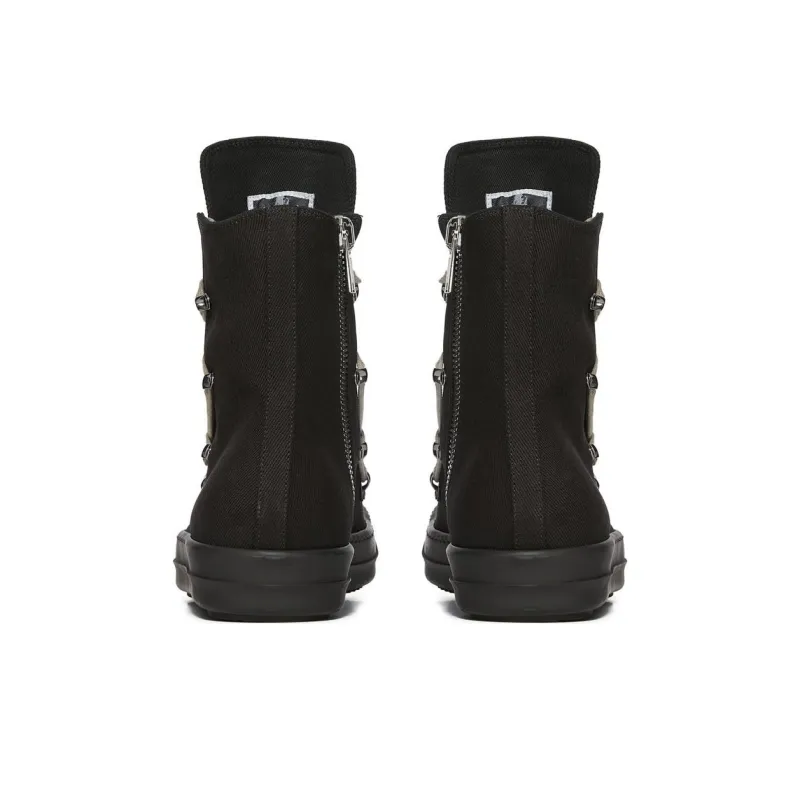 Rick Owens DRKSHDW Hexa High Top Skateboard Shoes 3.5cm Women's Black-3