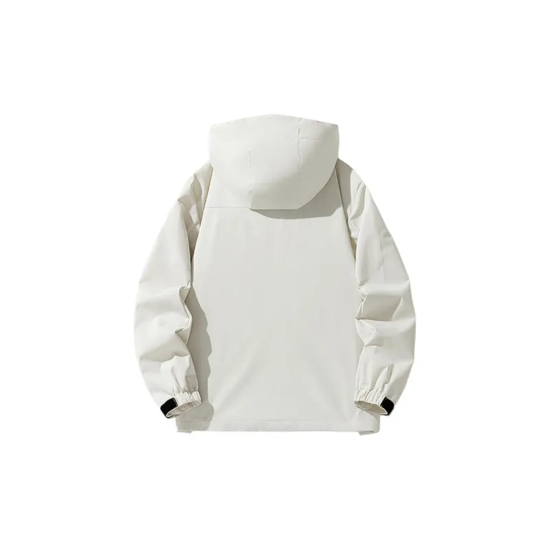 LSVE Jackets Coats Unisex Ivory White-5