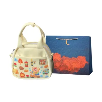 Elsvet Canvas Canvas Bag Handbags Regular Women's Yellow