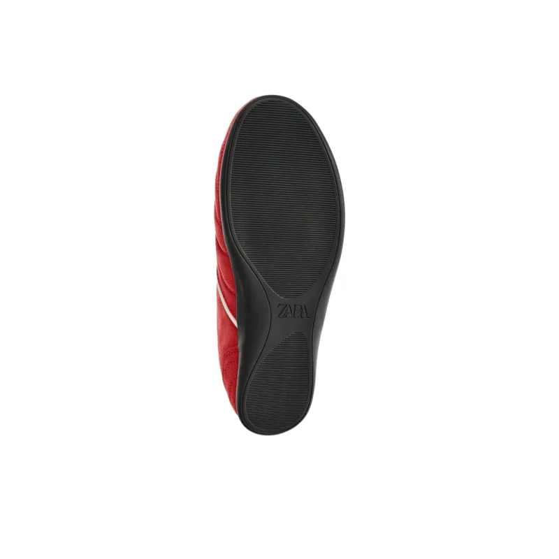 ZARA Low Top Casual Shoes Women's Red-6