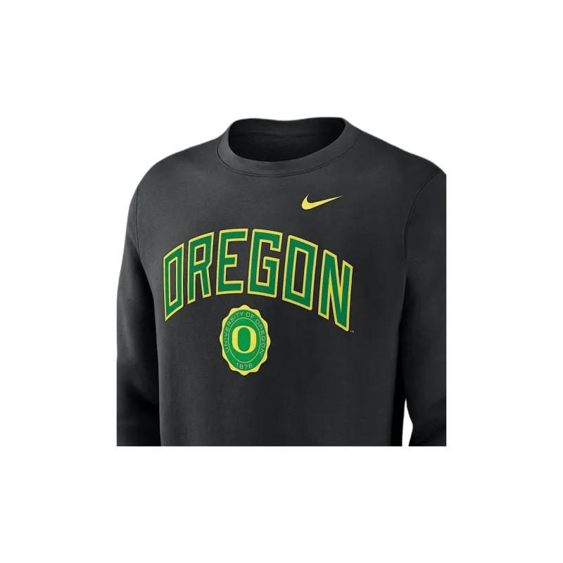 Nike Oregon Ducks Arched Seal Men's Nike College Pullover Crew-2