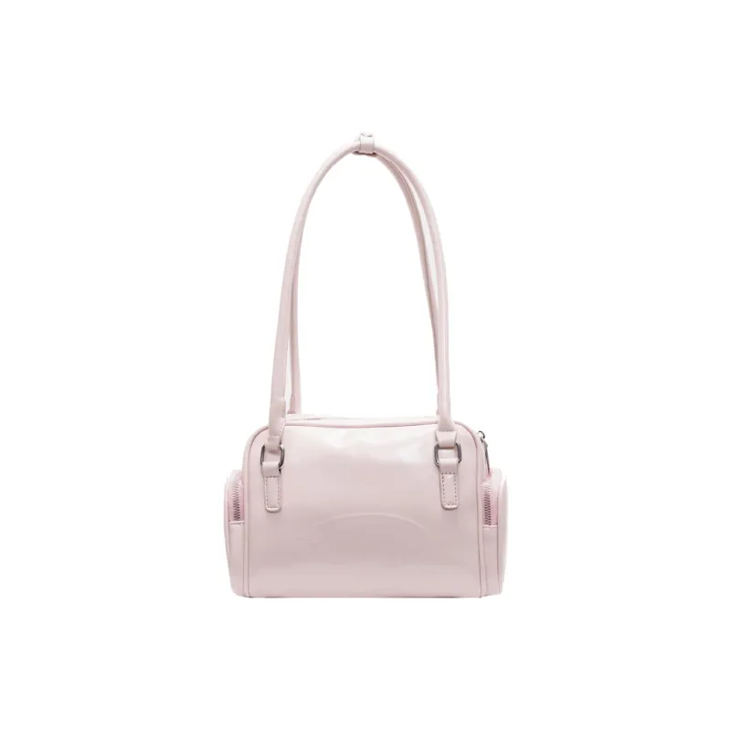 Yalu PU Equipment Bag Handbag Shoulder Bag Regular Women's Black Ecru/Pink/Burgundy-6