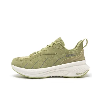 ONEMIX Slip Resistant Cushioning Breathable Low Top Carbon Plate Sprint Running Shoes Unisex Forest Green