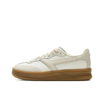 LiNing Green Rattan Anti Slip Wear Resistant Low Top Skateboard Shoes Women's White Gray