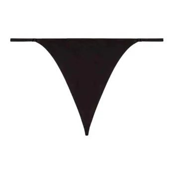 DIESEL D String Dnm Oval D Plaque Thong