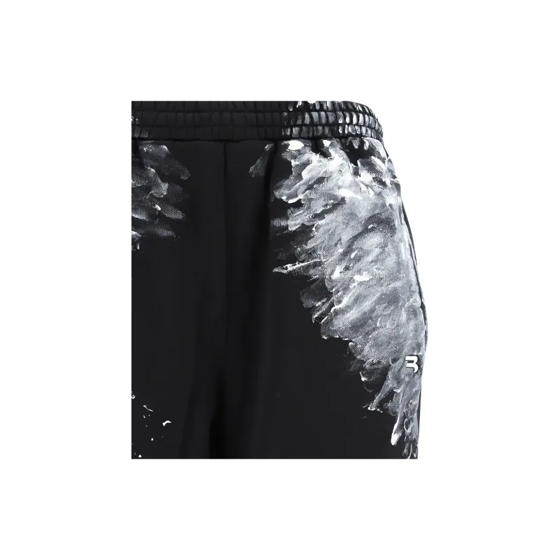 Balenciaga Painterly Print Track Pants 'Black'-5