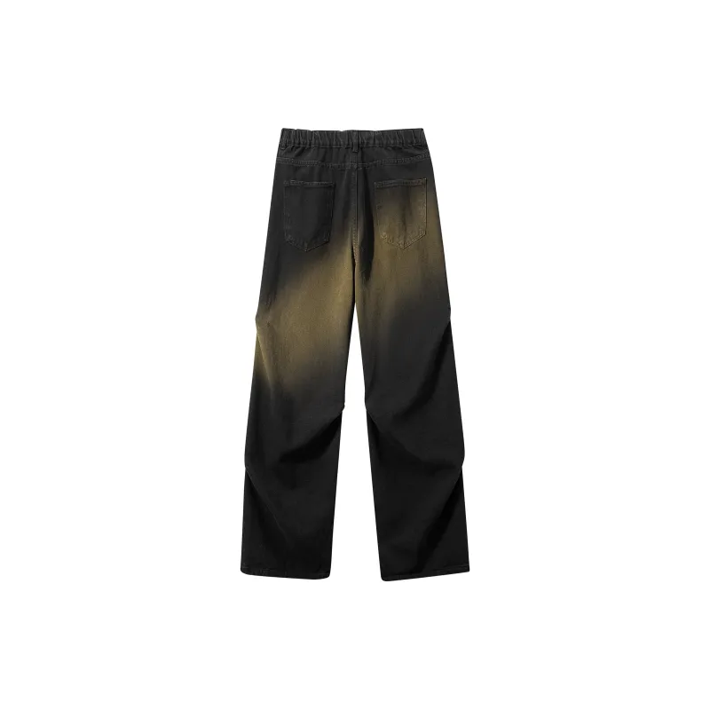 PAINT STAIN Jeans Unisex Dark Purple-293