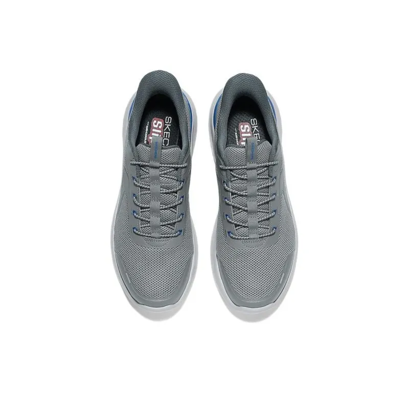 Skechers SPORT MENS Wear Resistant Support Low Top Running Shoes Men's Gray-1