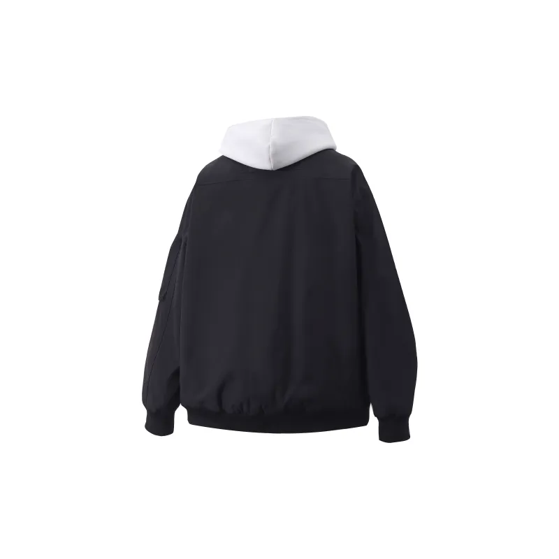 TITH Jackets Coats Unisex Burgundy-5