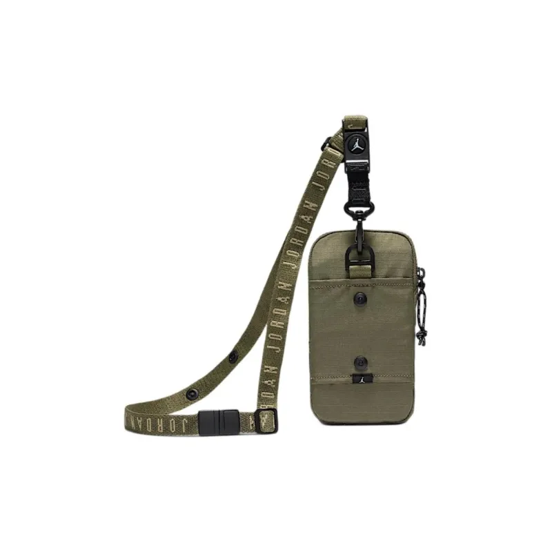 Jordan Polyester Cell Phone Pouch Unisex Green-2