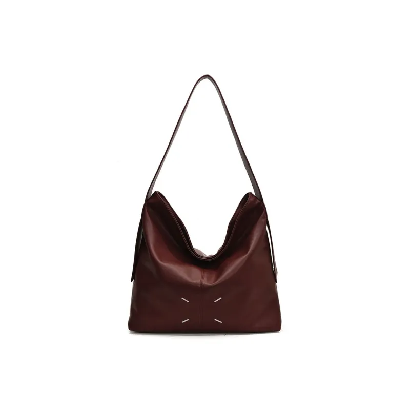 LUVISTRUE PU Tote Bag Shopping Bag Shoulder Bags Regular Women's White/Black/Red-12