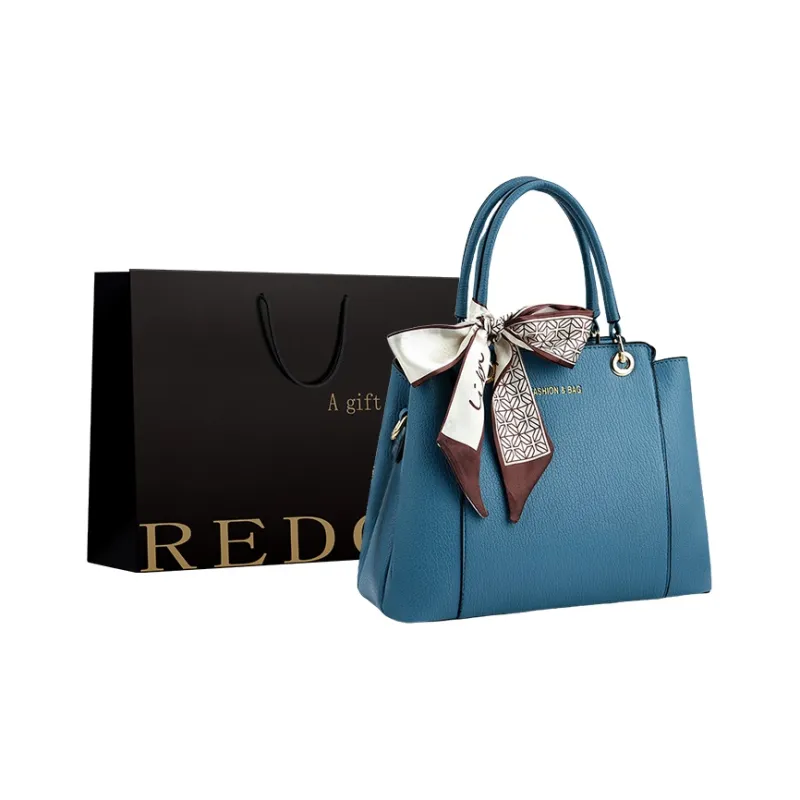 REDOO PU One Shoulder Handbag Women's Pink/Blue/Black/Apricot/Earth Yellow/Brown-3