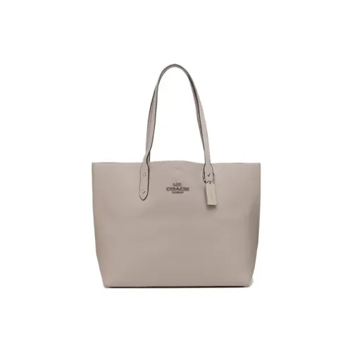 COACH Town Leather Tote Bag Shopping Bag Crossbody Bag Shoulder Bag Women's Milk Tea Beige