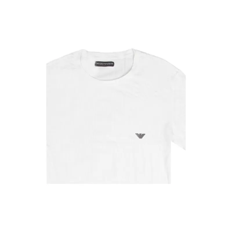 EMPORIO ARMANI T Shirts Men White-4