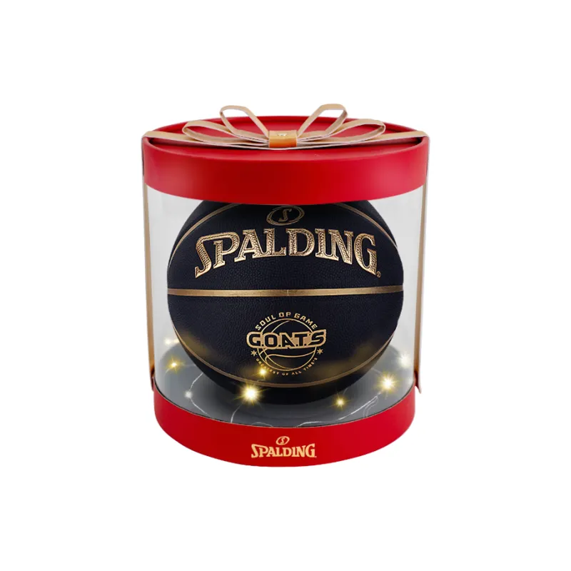 SPALDING GOATS Training Series PU Basketball Black Gold Size 7 Ball Training Unisex-8
