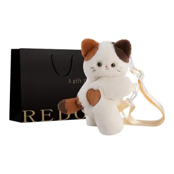 REDOO Faux Fur Crossbody Bag Shoulder Bag Regular Women's Ivory