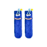 Long Eyelashes Blue Hair