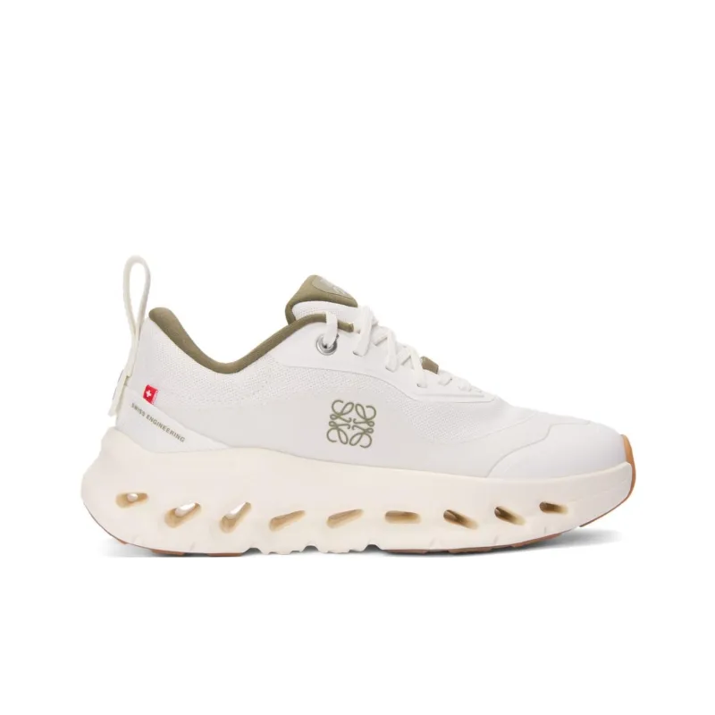 On x LOEWE CLOUDTILT 2.0 Low Top Casual Shoes Women's White Green-1