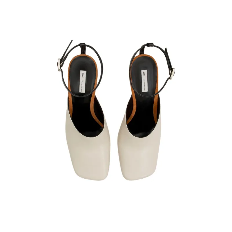 AMIPARIS Wedge Heel High Heels 8.5cm Women's White-3