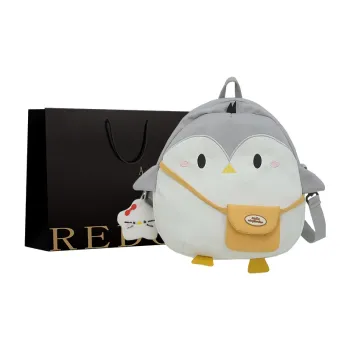 REDOO Nylon Backpack Women's Dark Gray/Light Gray