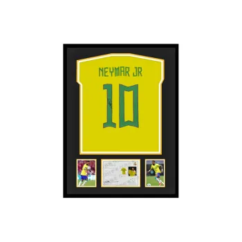 Three For Brazil National Team Jersey EM Certificate Framed Outer Frame Approximately 65x85cm Unisex