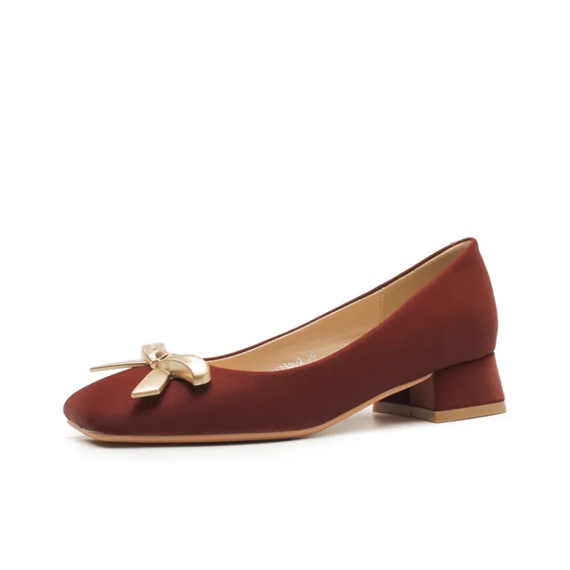 YAFEI XUANYU Chunky Heel High Heels 4CM Women's-7