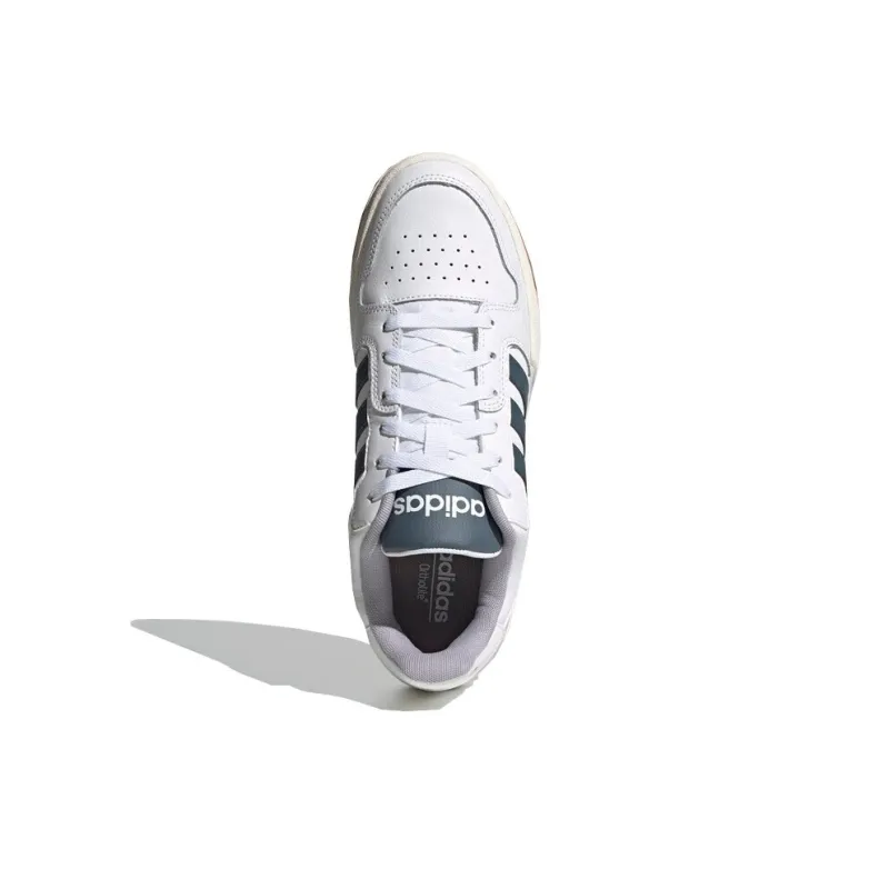 Adidas ENTRAP Anti-Slip Wear-Resistant Low-Top Vintage Basketball Shoes Unisex White Blue-3