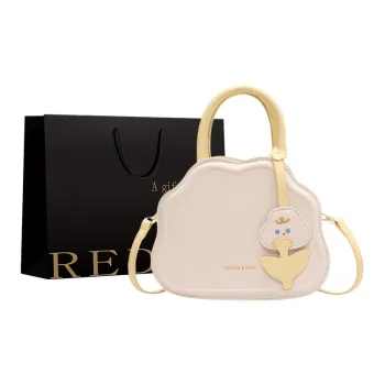 REDOO PU Shoulder Bag Regular Women's Pink/Yellow