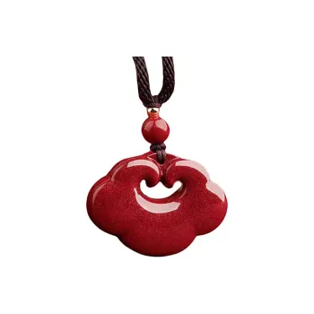 YUDI Cinnabar Jade Necklaces Unisex