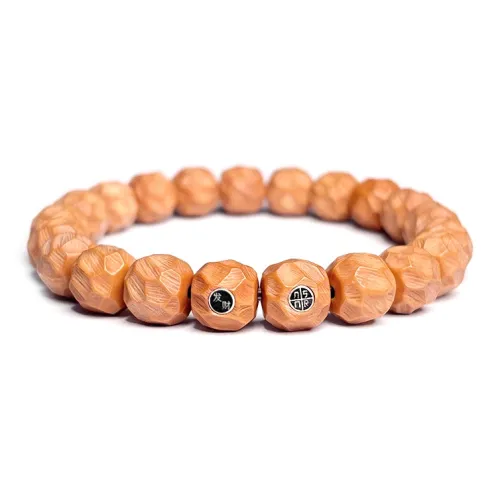 MOUNTAINS AND MANS Monkey Head Walnut New Chinese Style Good Luck Beaded Bracelet Unisex