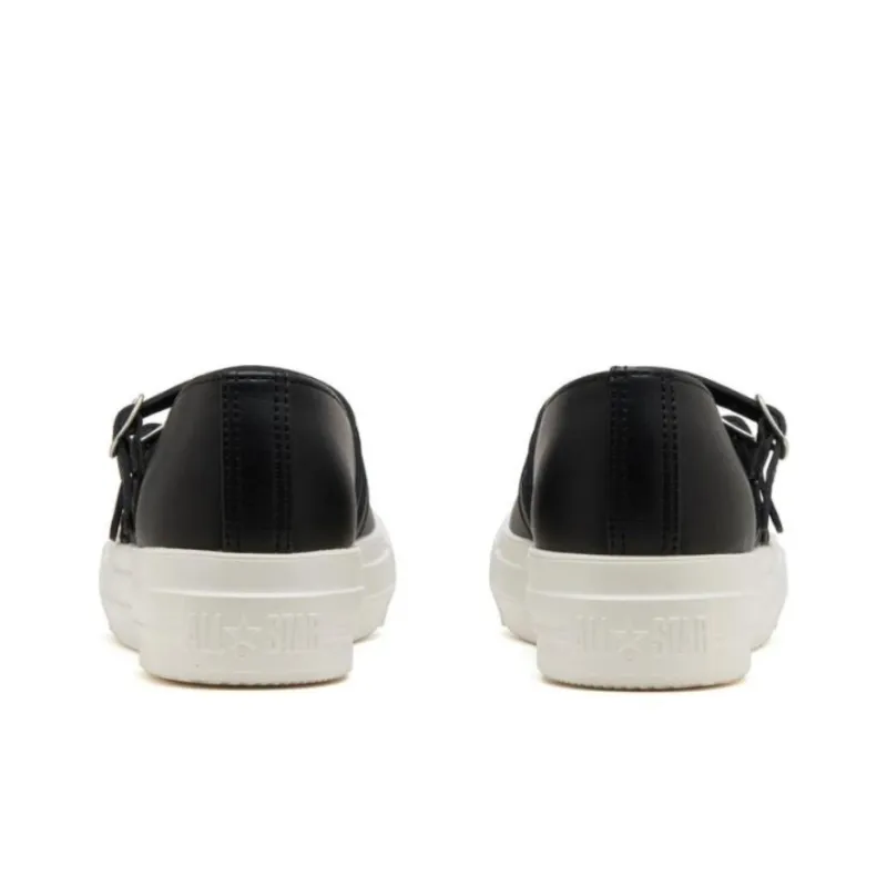 Converse All Star Light Anti Slip Wear Resistant Low Top Skateboard Shoes Women's Black-4