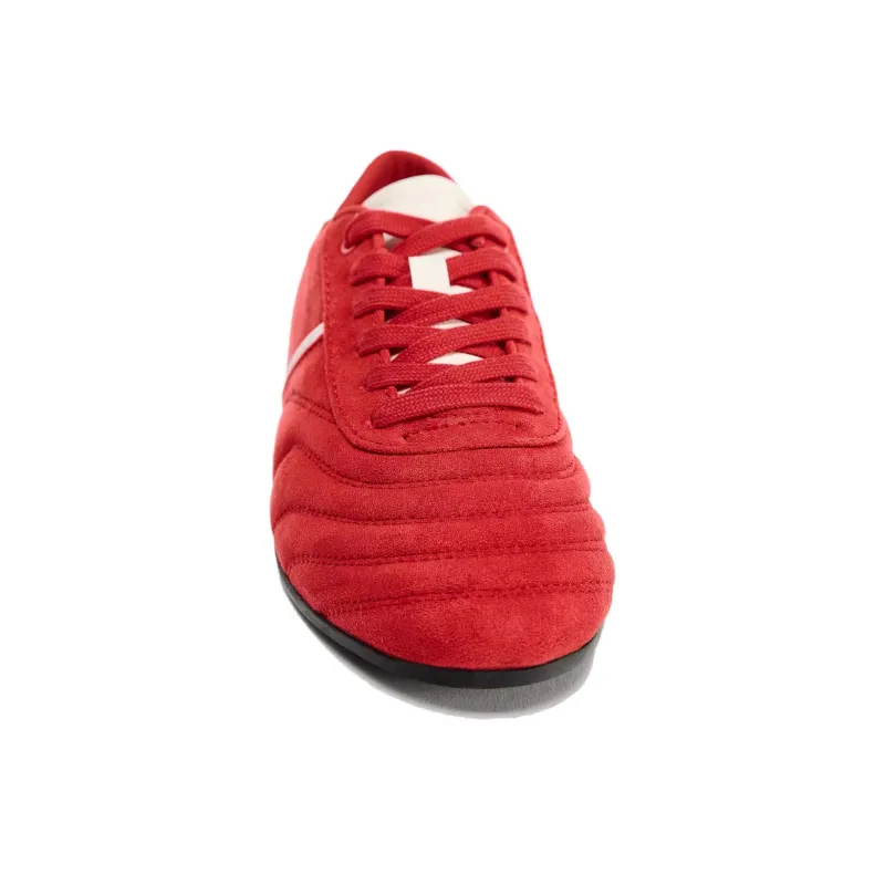 ZARA Low Top Casual Shoes Women's Red-4