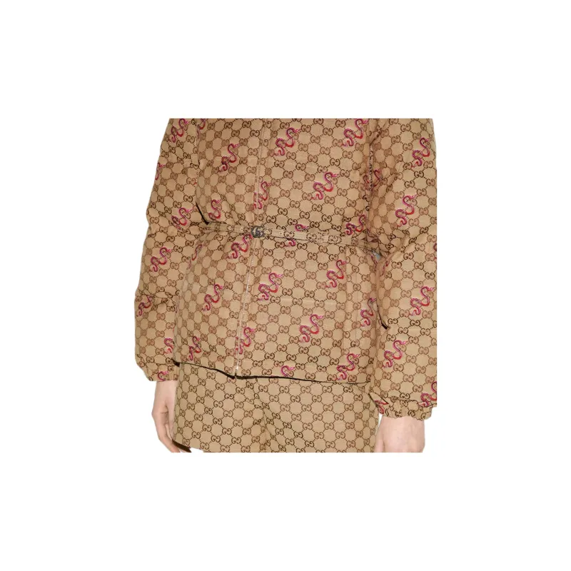 GUCCI SS25 Puffer Jacket Women's Dark Brown-6