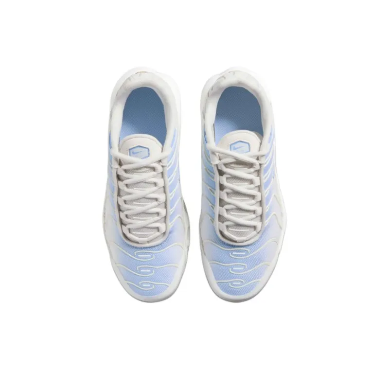Nike Air Max Plus Slip Resistant Kids' Running Shoes Soul Blue/White/Phantom Gray White Kids'-3