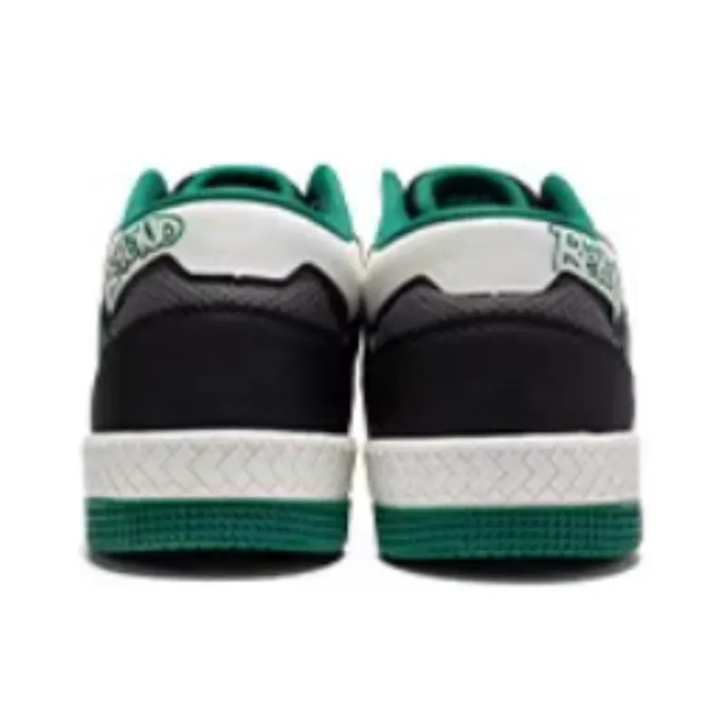 361° Cushioning Lightweight Mid Top Skateboard Shoes Men's Black Green-3