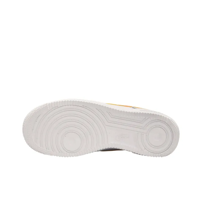 Nike Air Force 1 Anti Slip Wear Resistant Low Top Skateboard Shoes Unisex Ecru-4