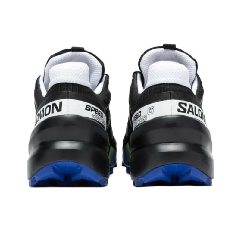 SALOMON Speedcross 6 Anti Slip And Wear Resistant Lightweight Low Top Trail Running Running Shoes Men's Black-2