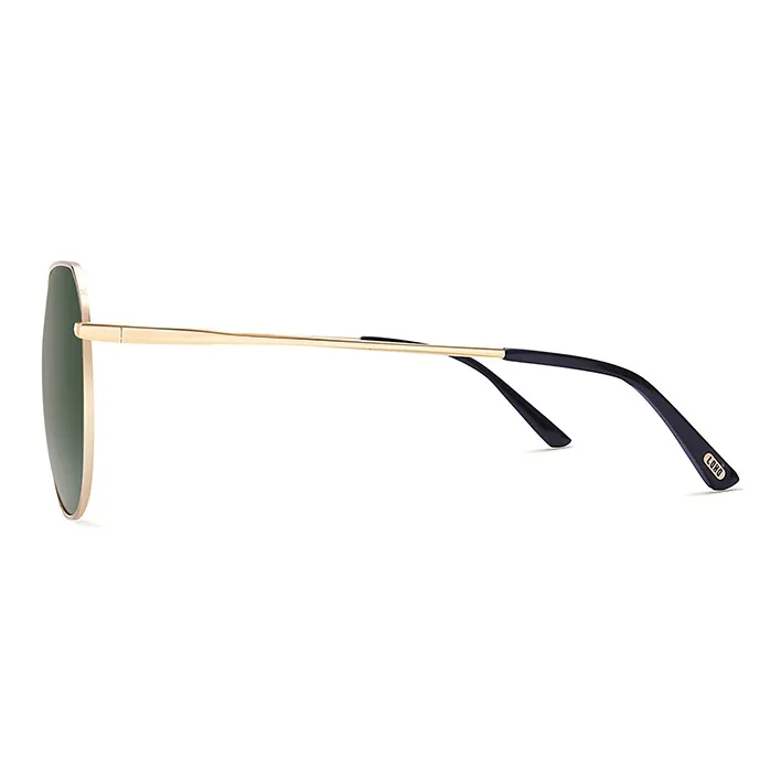 LOHO Alloy Aviator UV Protection Anti-Glare Sunglasses Men's-7