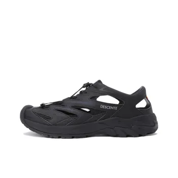DESCENTE Slip Resistant River Trekking Shoes Unisex Black