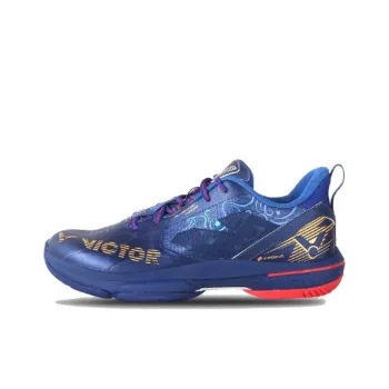VICTOR THUNDER PLUS Cushioning Wear Resistant Low Top Badminton Shoes Unisex Mismatched