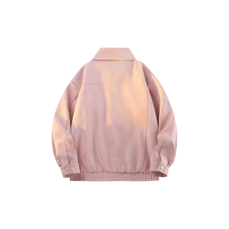 ROBINHOOD Jackets Coats Unisex Pink Black Cap-17