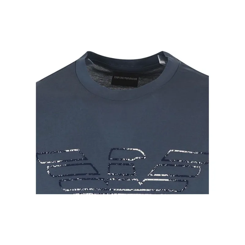 EMPORIO ARMANI T-Shirts Men Blue Gray-3