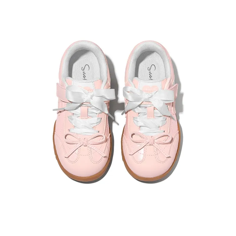 Snoffy Durable Breathable Low Top Kids' Skateboarding Shoes Coral Pink Kids'-2