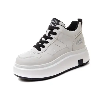 Ruomini Anti Slip And Wear Resistant Height Increasing Low Top Skateboard Shoes Women's