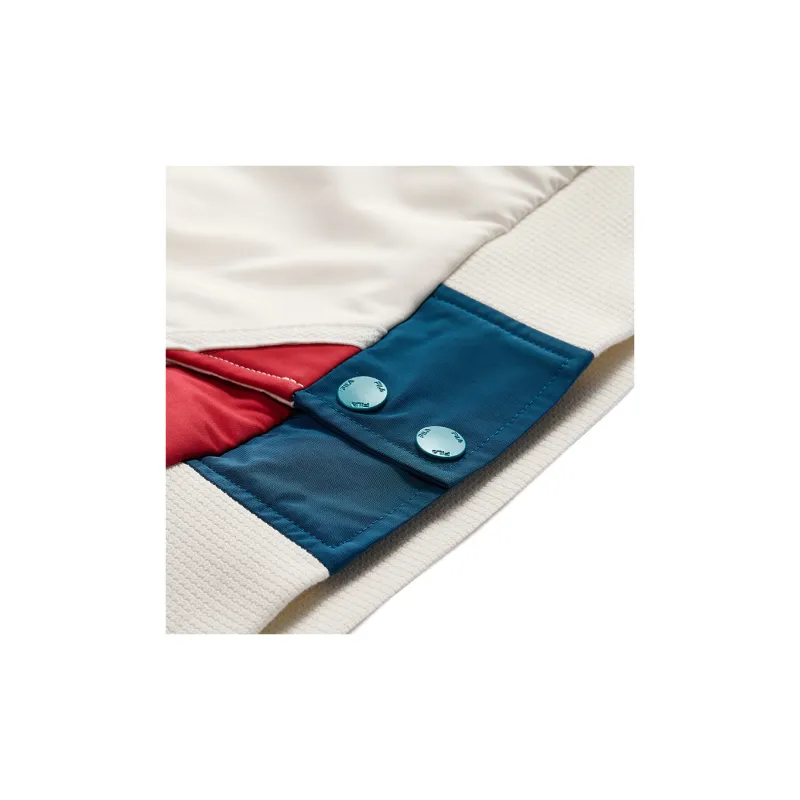 FILA FUSION Baseball Jacket Unisex Purple Dark Blue-3
