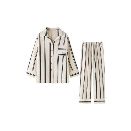 MEITENG Pajama Set Women's Apricot